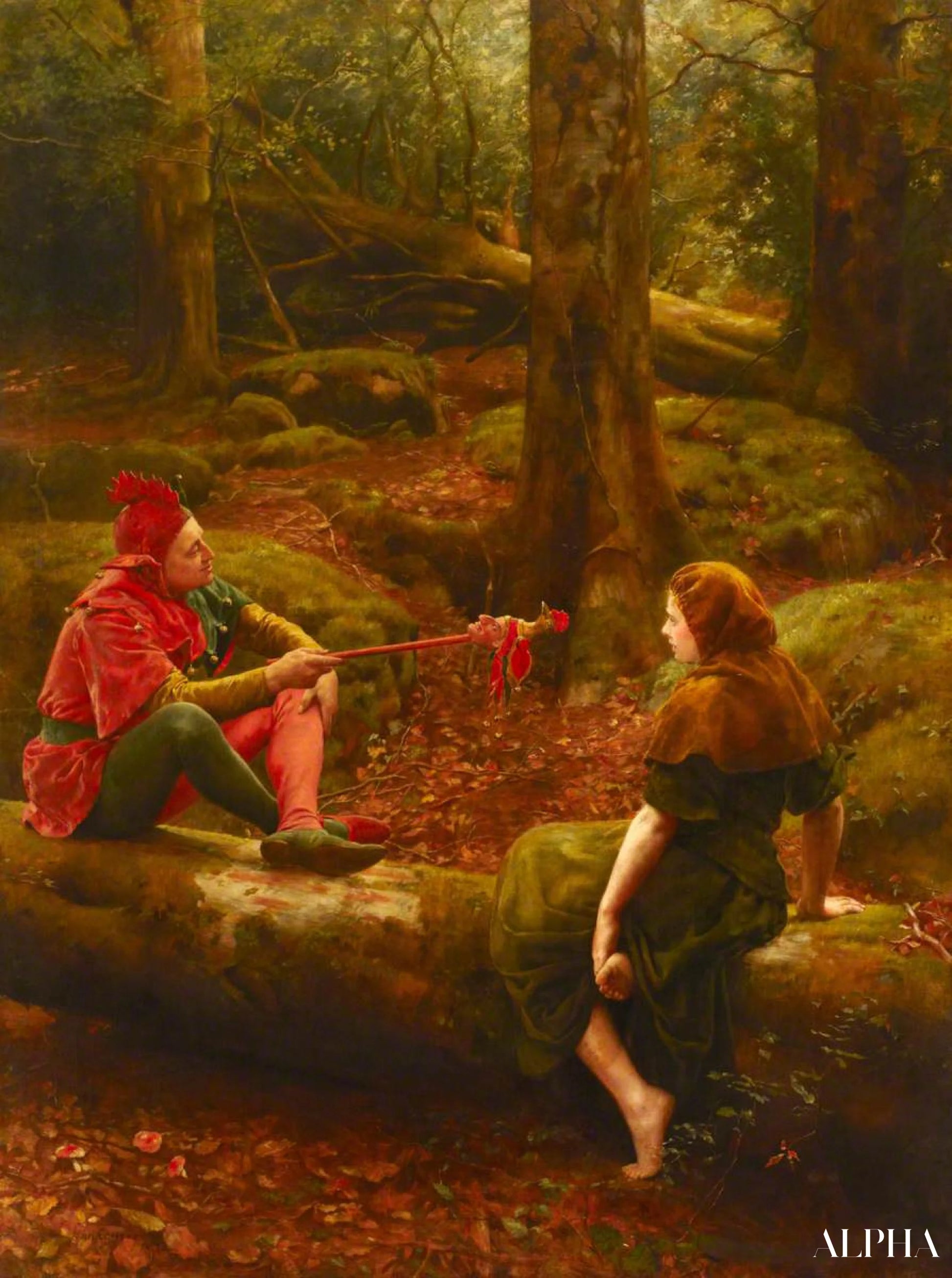 Touchstone and Audrey - John Collier Reproductions of Paintings in Oil