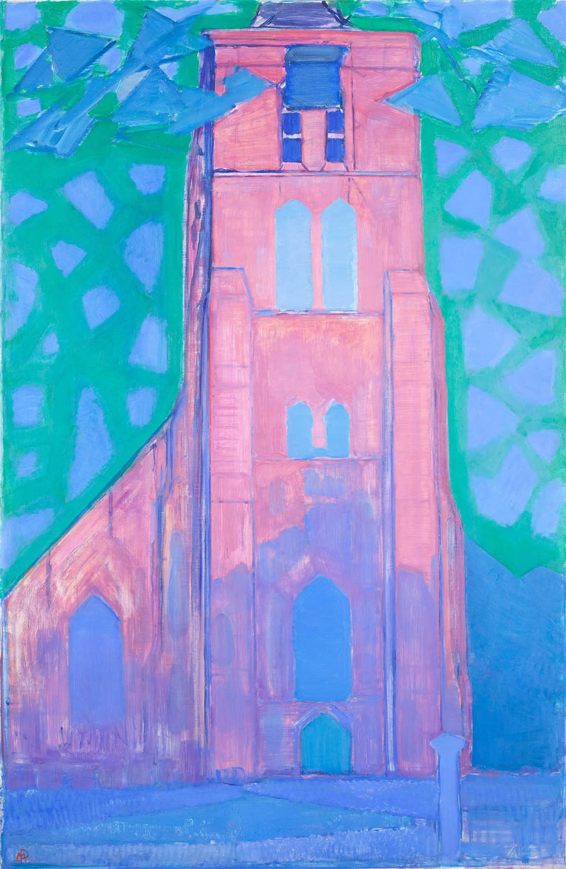 Tower of the Church of Zeeland - Piet Mondrian