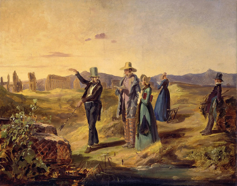 English tourists in the countryside - Carl Spitzweg