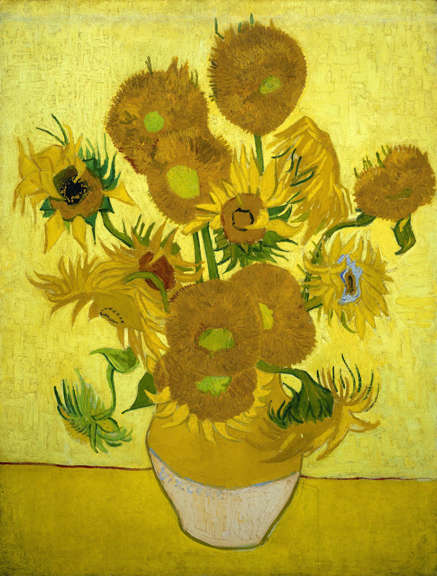 Still Life: Vase with Fifteen Sunflowers - Vincent van Gogh