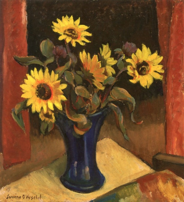 Tournesols de Luvena Vysekal, reproduction du tableau