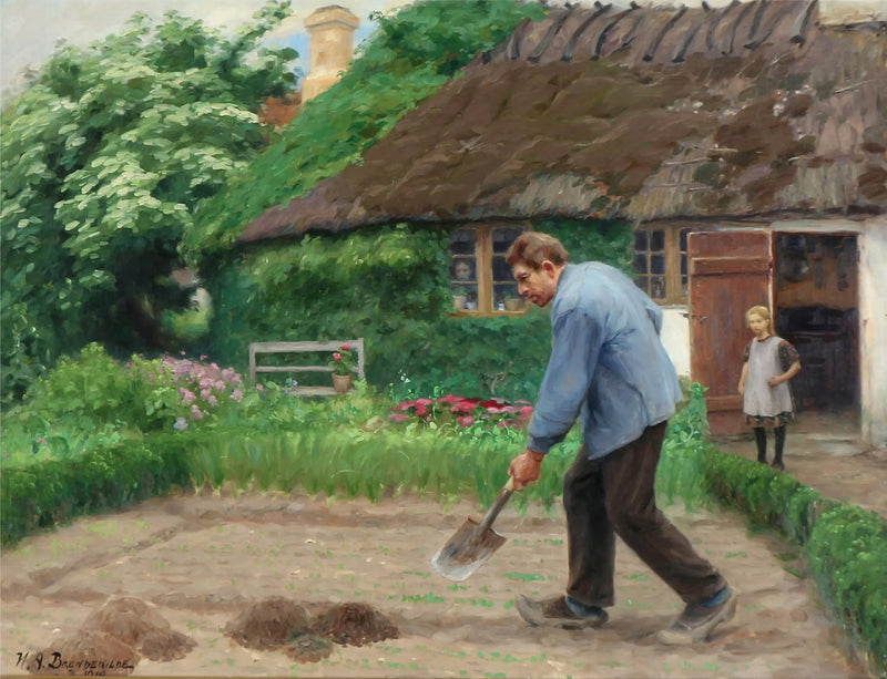 Afternoon Work - H. A. Brendekilde