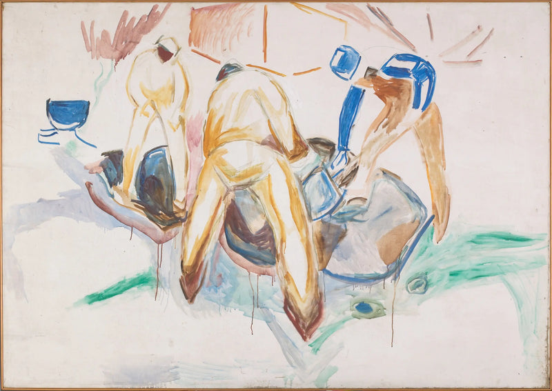 Street Workers in the Snow - Edvard Munch