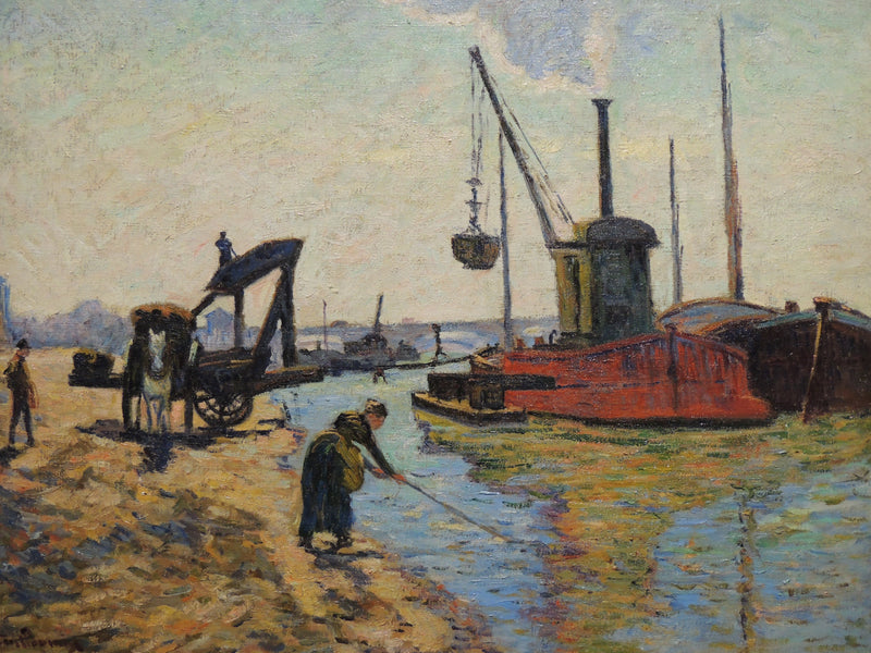Works at the Pont National - Armand Guillaumin