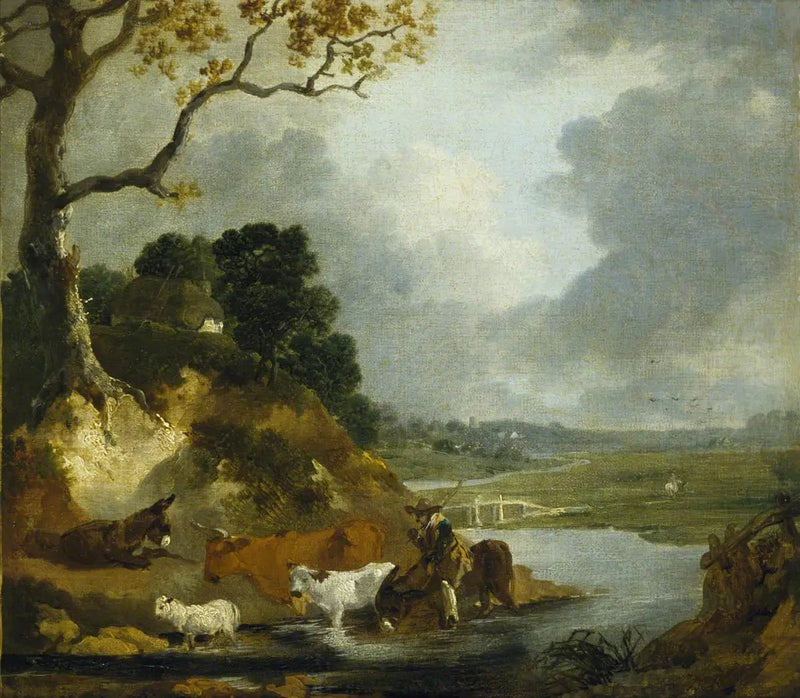 Crossing of the Ford - Thomas Gainsborough