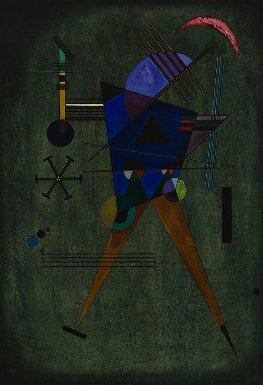 Black Triangle - Vassily Kandinsky