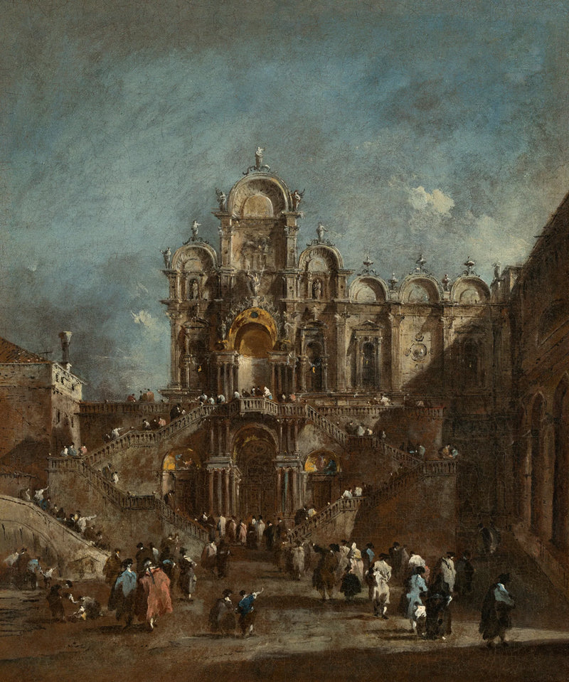 Temporary Tribune at Campo San Zanipolo, Venice - Francesco Guardi
