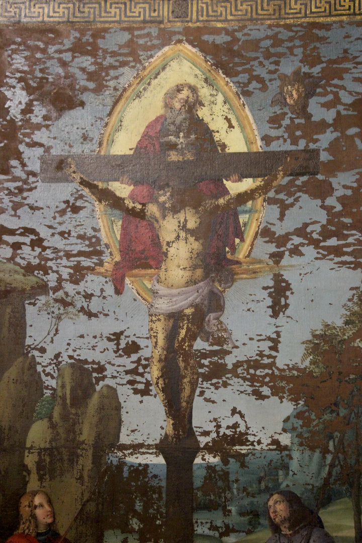 The Holy Trinity with Saint Sebastian and Saint Roch, circa 1497-1499 - Raphaël
