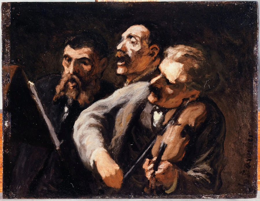 Trio d'amateurs - Honoré Daumier