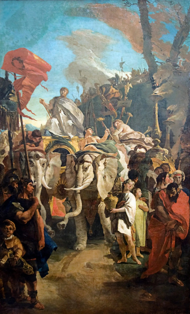 Triumph of Manius Curius Dentatus - Giovanni Battista Tiepolo