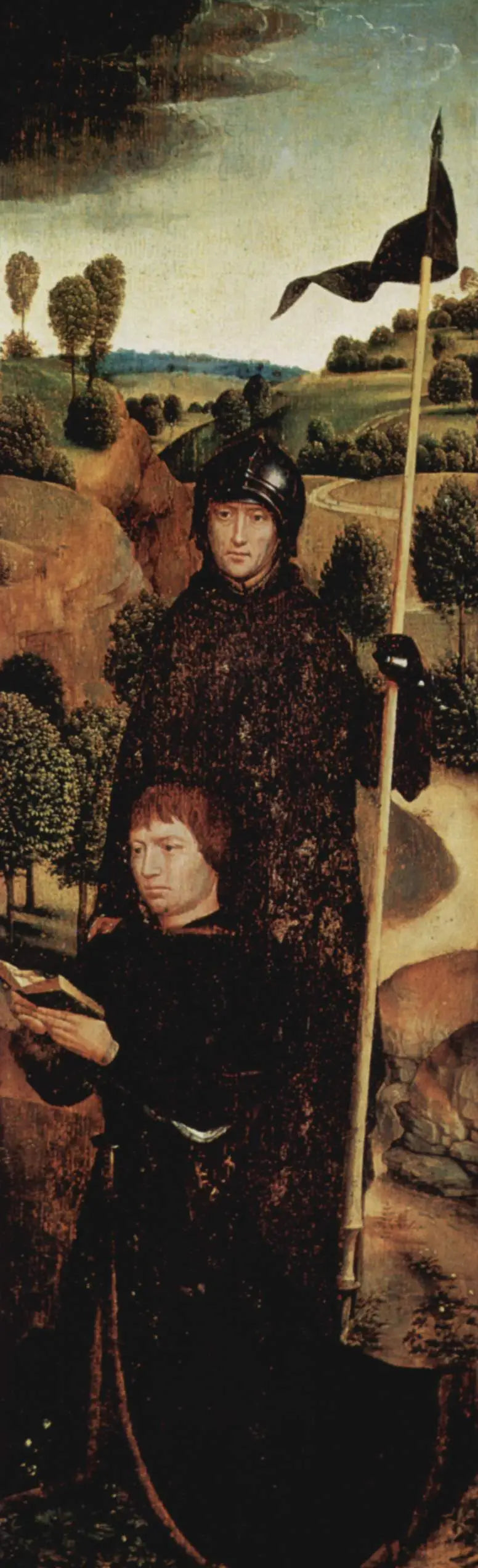 Triptych by Jan Crabbe. Right wing - Hans Memling