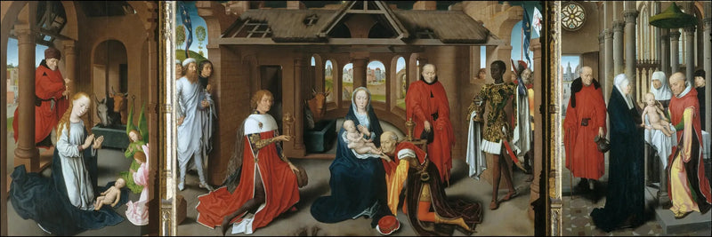 Triptych of the Adoration of the Magi - Hans Memling