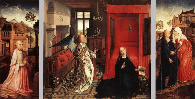 Triptych of the Annunciation - Rogier van der Weyden