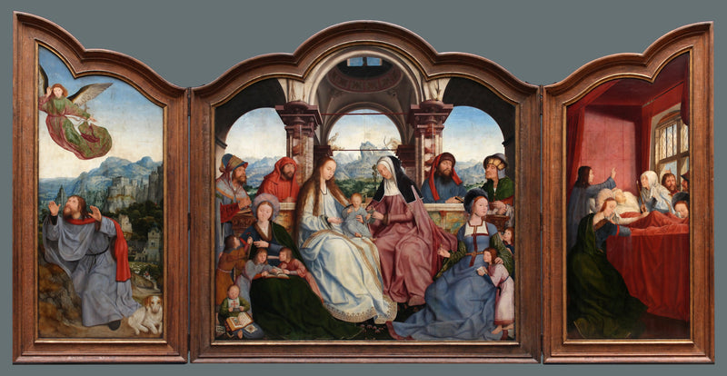 Triptych of the Brotherhood of Saint Anne in Louvain - Quentin Metsys