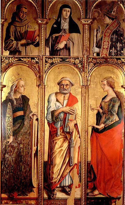 Triptych of Montefiore - Carlo Crivelli