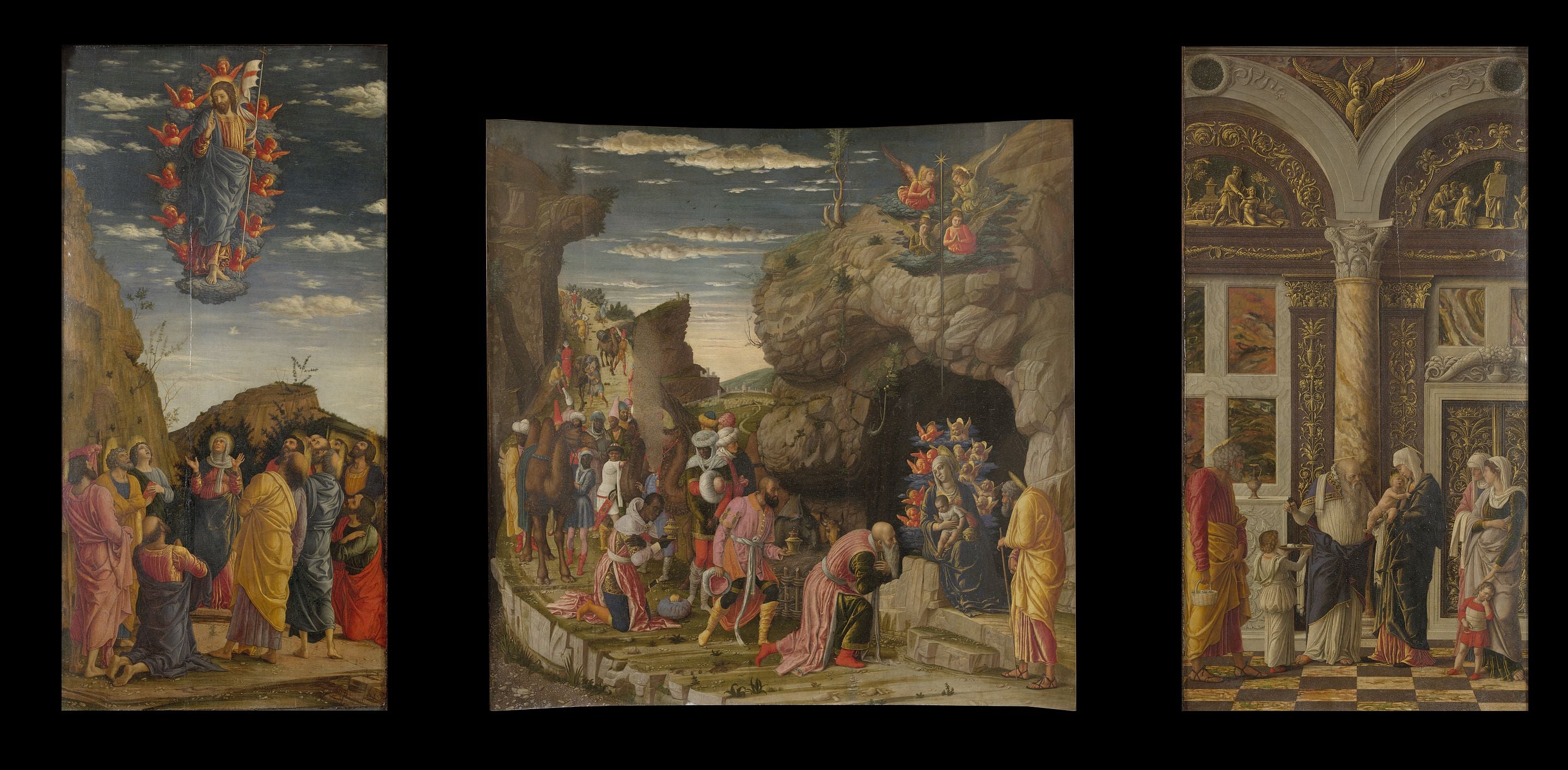 triptyque des Offices - Andrea Mantegna - Alpha Reproduction