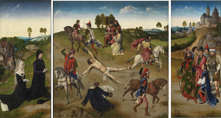Triptych of the Martyrdom of Saint Hippolytus - Hugo van der Goes