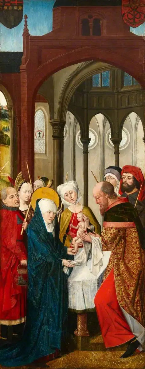 Weston Triptych (left wing, interior) - Rogier van der Weyden