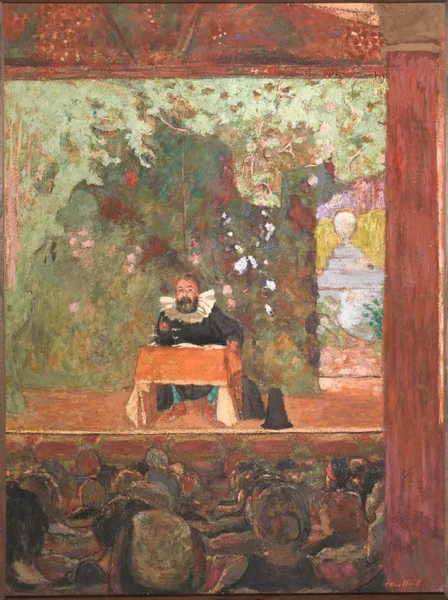Tristan Bernard conférencier - Édouard Vuillard