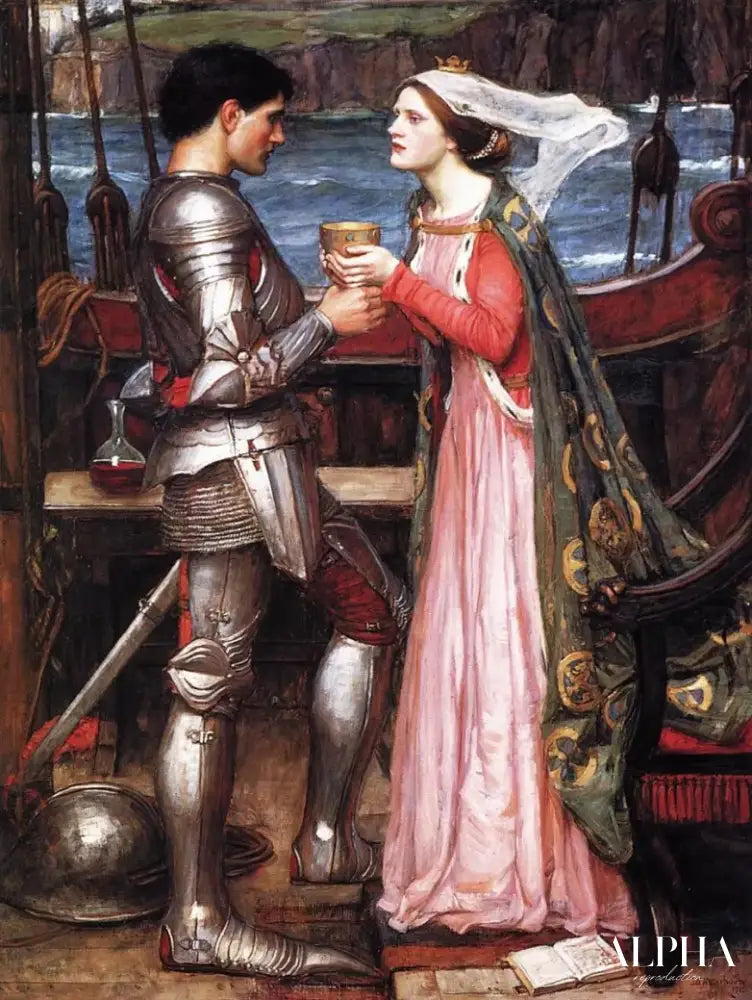 Tristram et Isolde 2 - John William Waterhouse Reproductions de tableaux à la peinture à l’huile