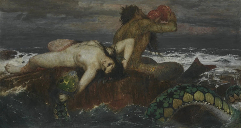 Triton and Nereid - Arnold Böcklin