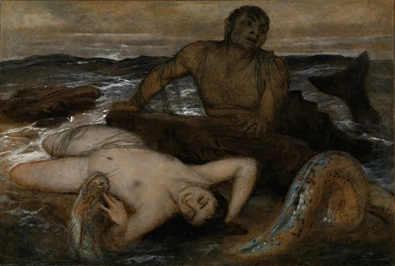 Triton and Nereid - Arnold Böcklin