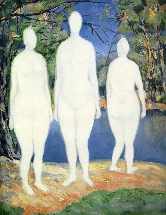 Three Bathers - Kazimir Malevich
