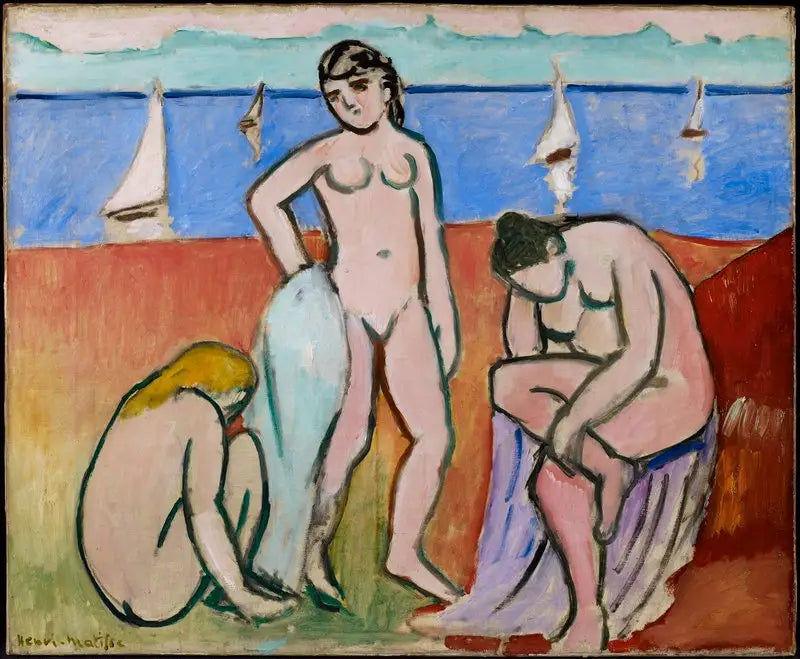Three Bathers - Henri Matisse