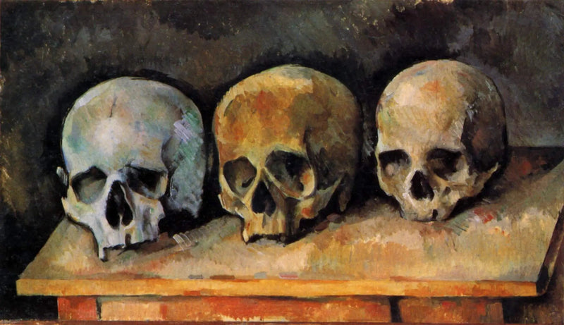 Three Skulls - Paul Cézanne