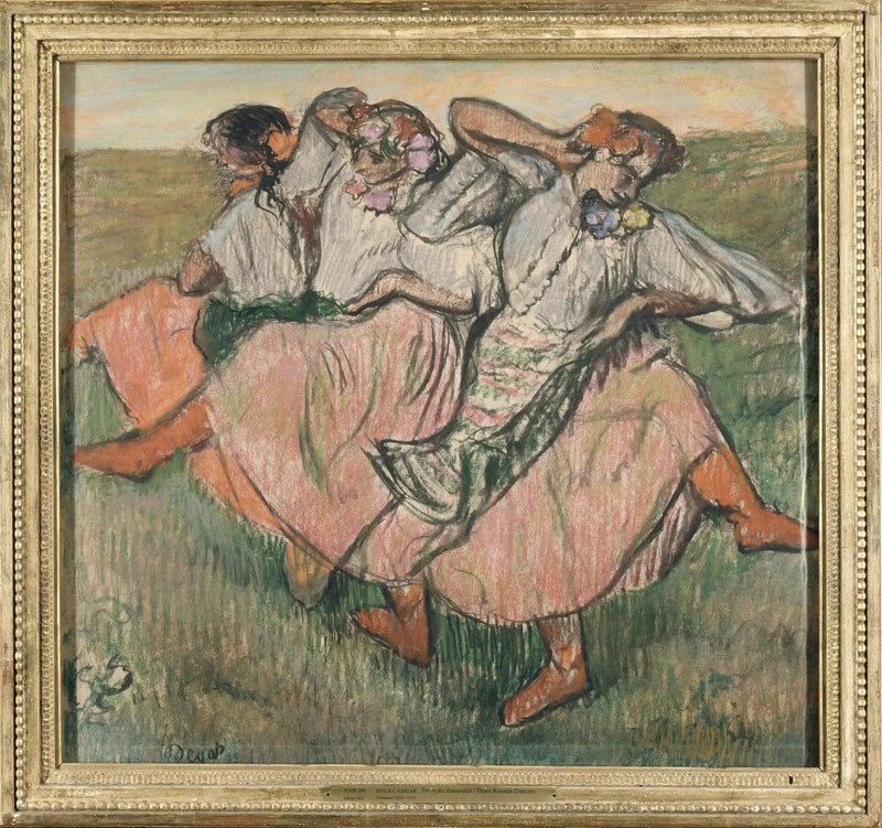 Three Russian Dancers - Edgar Degas