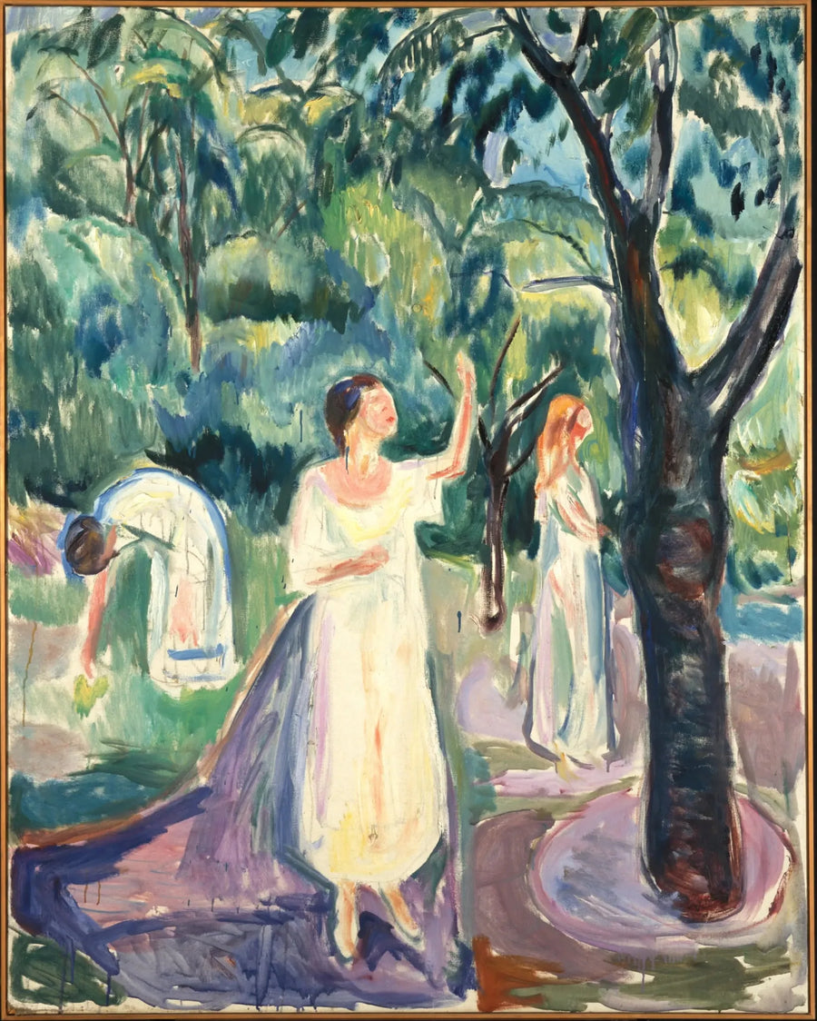 Three Women in the Garden - Edvard Munch