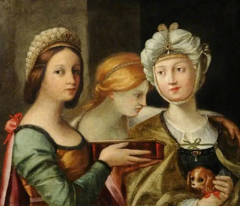 Three female figures - Guido Reni