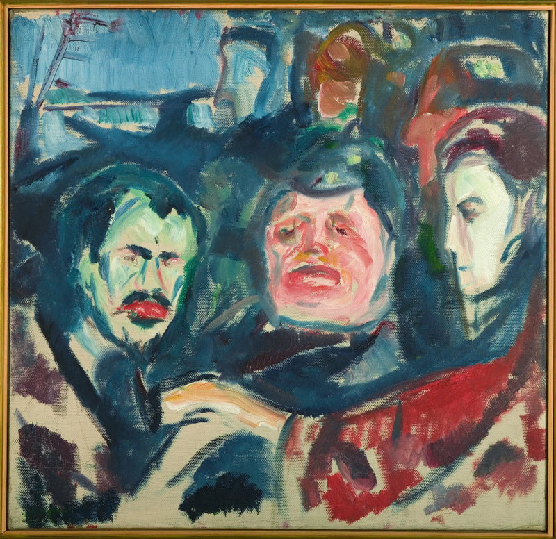 Three Men - Edvard Munch