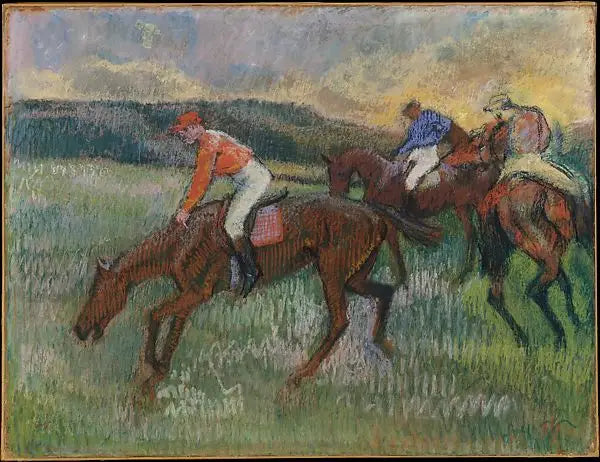Three Jockeys - Edgar Degas