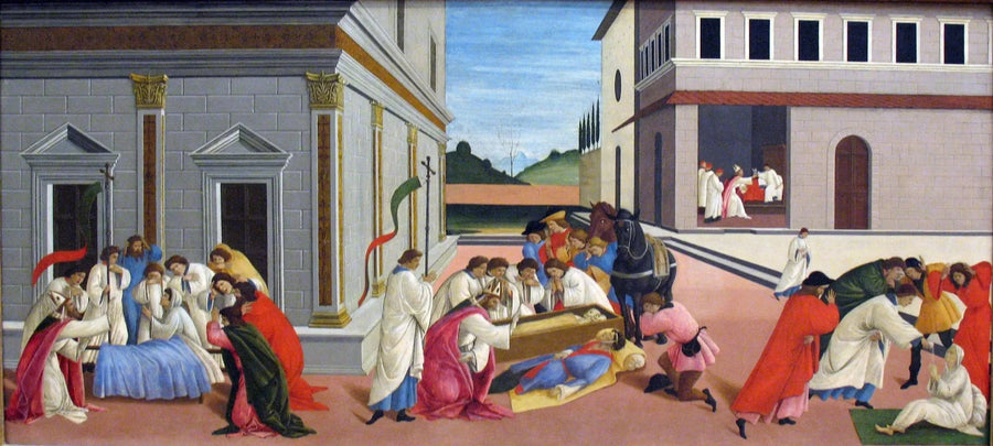 Three Miracles of Saint Zenobe - Sandro Botticelli