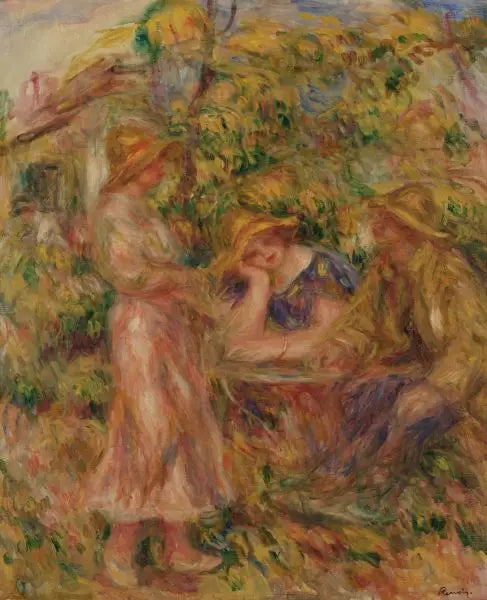 Three Figures in a Landscape - Pierre-Auguste Renoir
