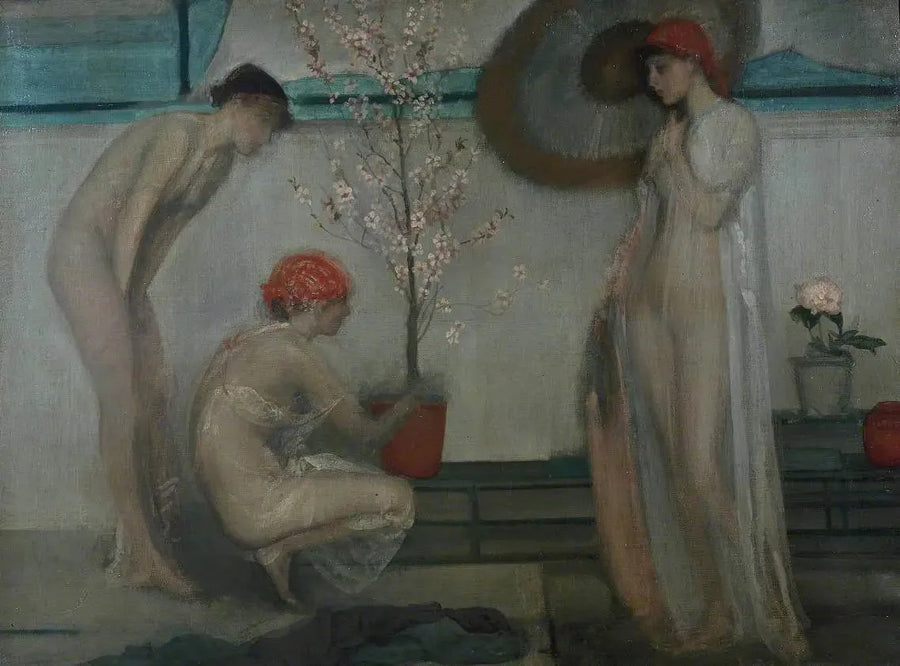 Three Figures: Pink and Gray - James Abbott McNeill Whistler
