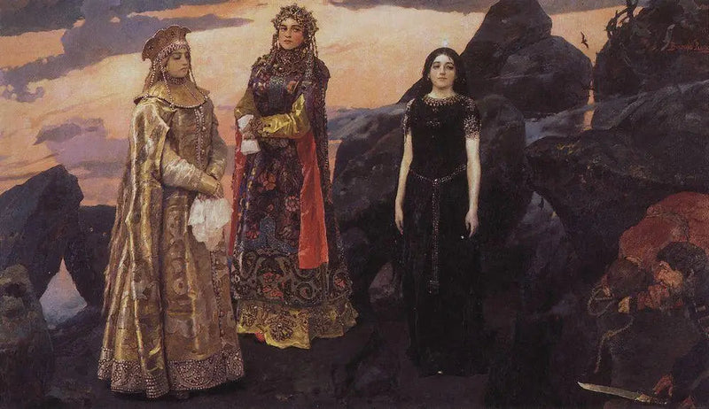 Three Princesses of the Underground Kingdom - Viktor Vasnetsov