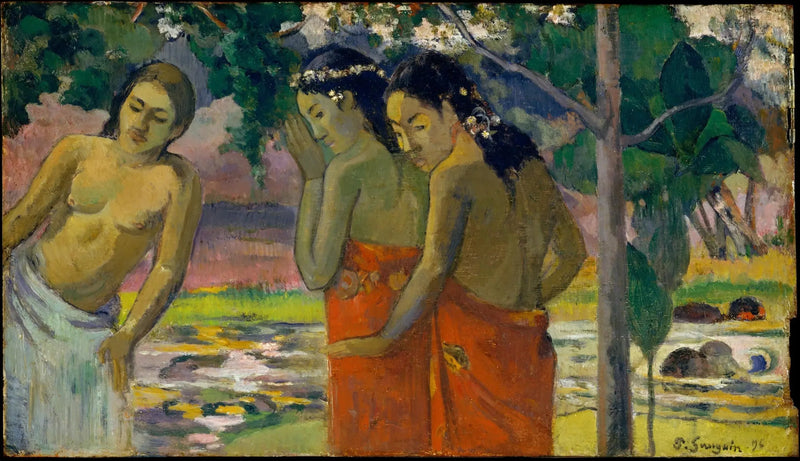 Three Tahitians - Paul Gauguin