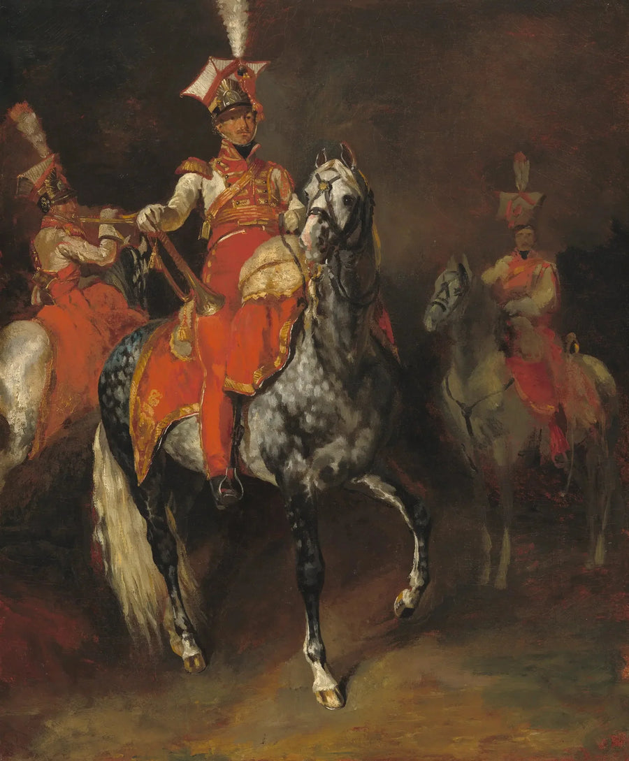 Horseback Trumpeters of Napoleon's Imperial Guard - Théodore Géricault
