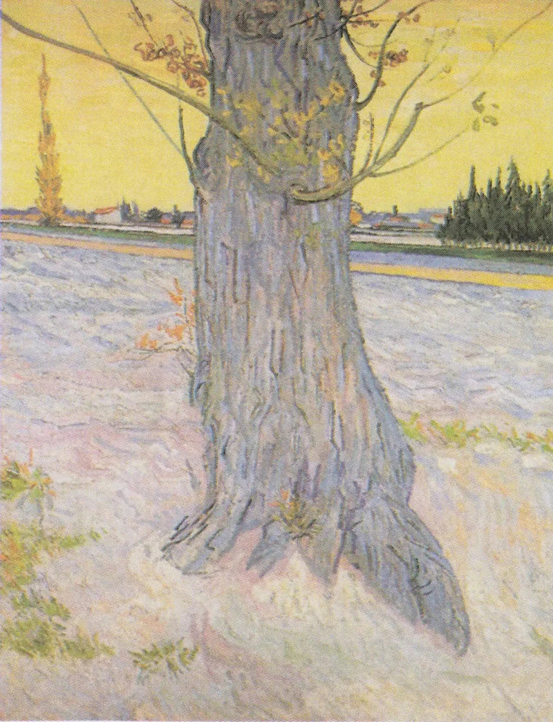 Trunk of an Old Yew - Vincent van Gogh