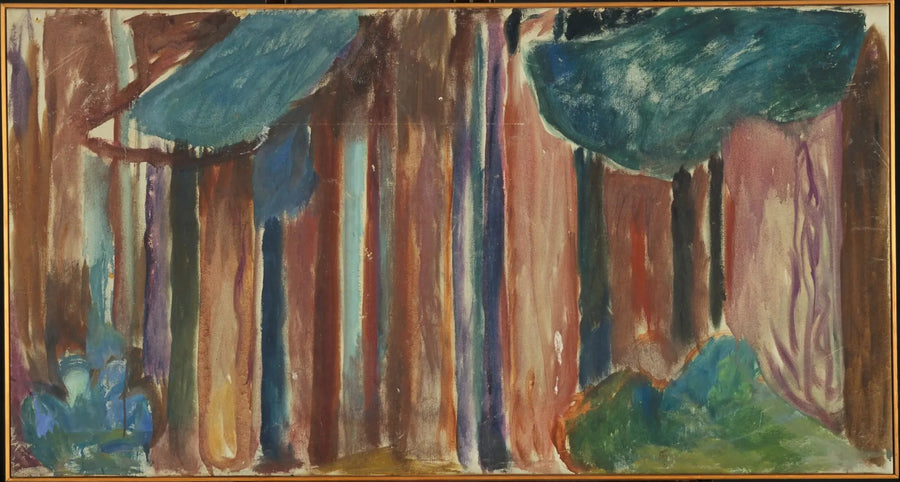 Tree Trunks - Edvard Munch