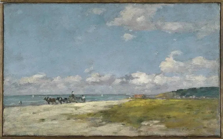 Trouville, The Beach - Eugène Boudin