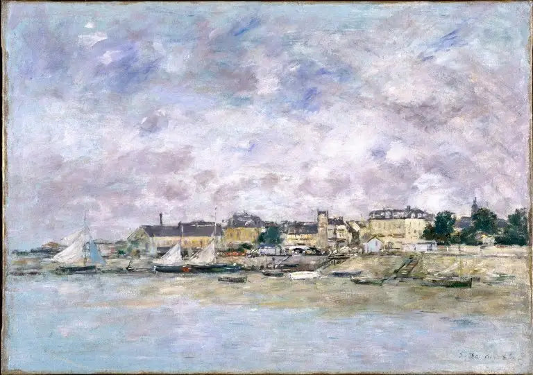 Trouville, the Port - Eugène Boudin