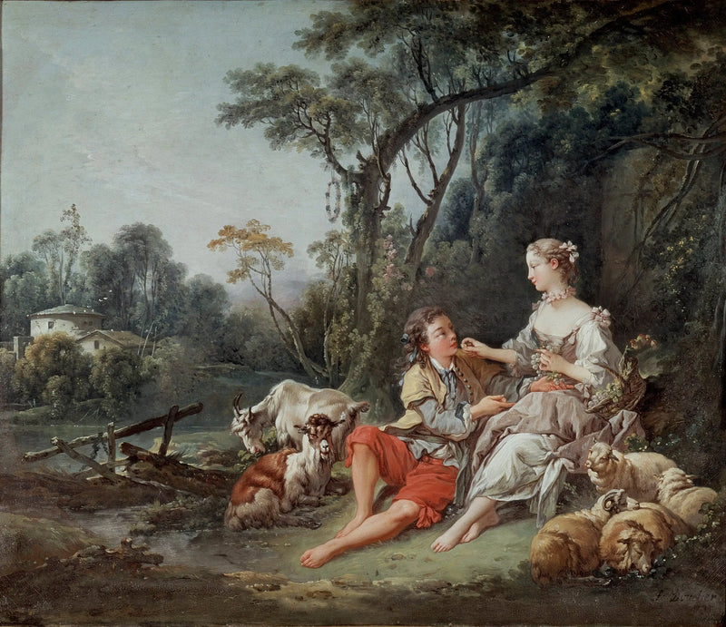 Are you thinking of grapes? - François Boucher