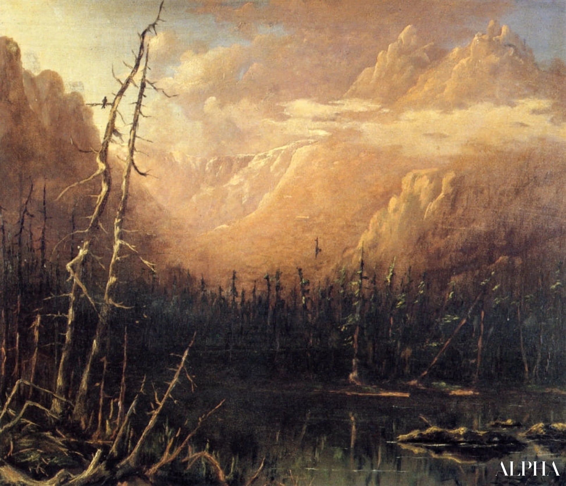 Tuckerman's Ravine - John Henry Twachtman - High-end reproductions of paintings and artworks