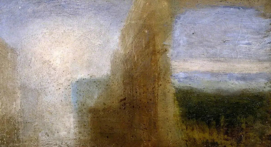 Two Compositions: A Claudian Seaport and an Open Landscape - J. M. W. Turner