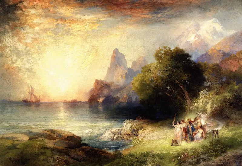 Ulysses and the Sirens - Thomas Moran