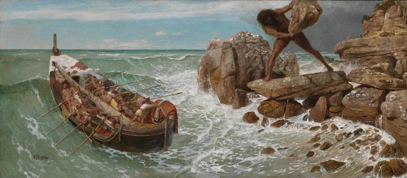 Ulysses and Polyphemus - Arnold Böcklin
