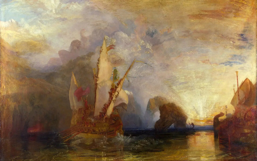 Ulysses Mocking Polyphemus - J. M. W. Turner